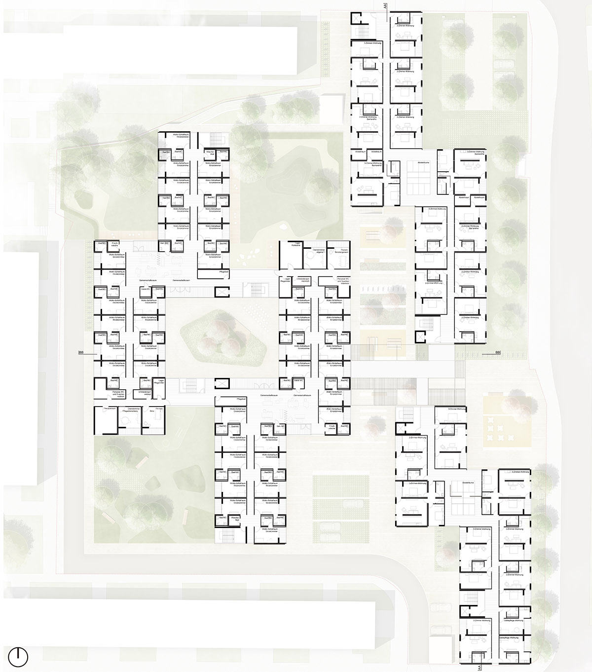 Centro intergeneracional en Neubrandenburg Oststadt Gina Barcelona
